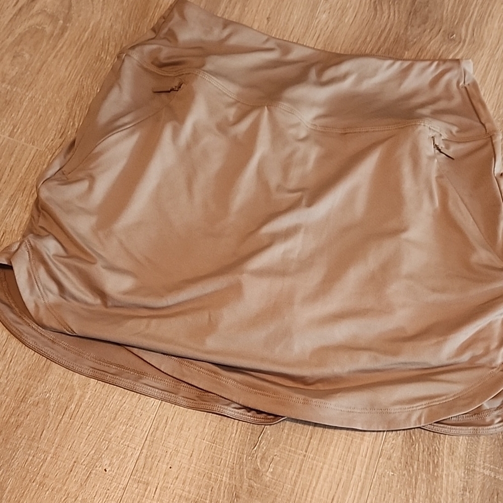 Baleaf Tan Mini Skirt for Women